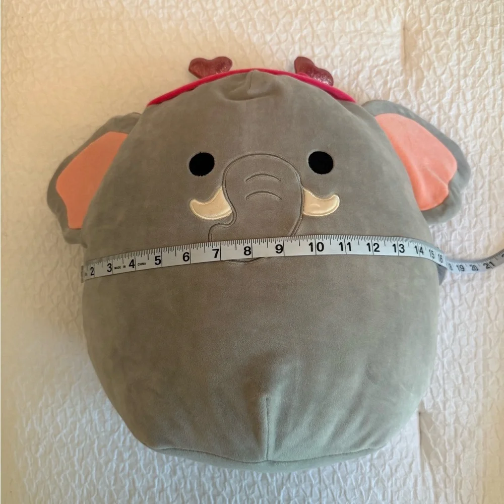 Mila the Elephant Squishmallow – 14” Valentine’s Day Edition (S14 #17-8) - Picture 6 of 9